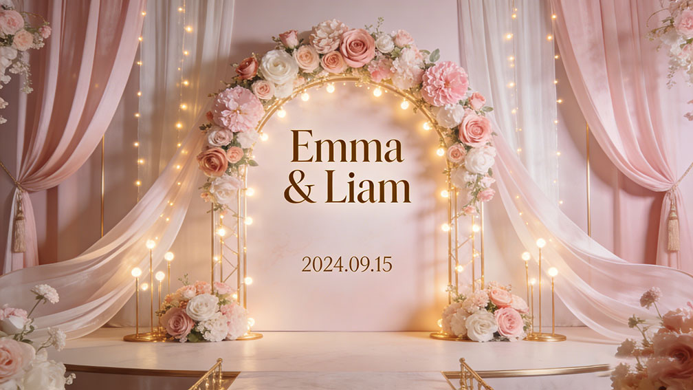 Wedding Stage Backdrop